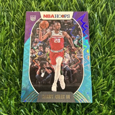 2020-21 Panini Hoops Teal Explosion #181 Harry Giles III. Sacramento Kings B17