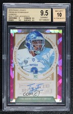 2019 Legacy Premium Edition Penmanship Diamond Prizm 9/10 Tyree Jackson Auto 0c3
