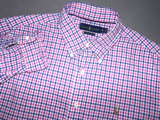 Polo Ralph Lauren Luxury Oxford Long Sleeved Plaid Button Up Shirt Men's XL