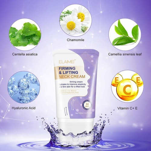 Crema hidratante para el cuidado del cuello con doble rodillo para aclarar arrugas 120 g - Imagen 8 de 12