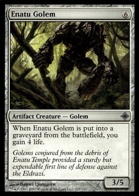 2010 Rise of the Eldrazi Enatu Golem Expansion/Uncommon #217