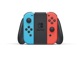 Nintendo Switch Gaming Console OLED Model w/ Neon Red & Neon Blue Joy-Con