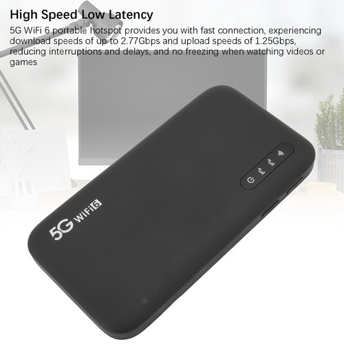 Routeur portable 5G Mobile Hotspot WiFi 6 avec emplacement pour carte SIM pour maison et pièce Tr - Photo 10/24