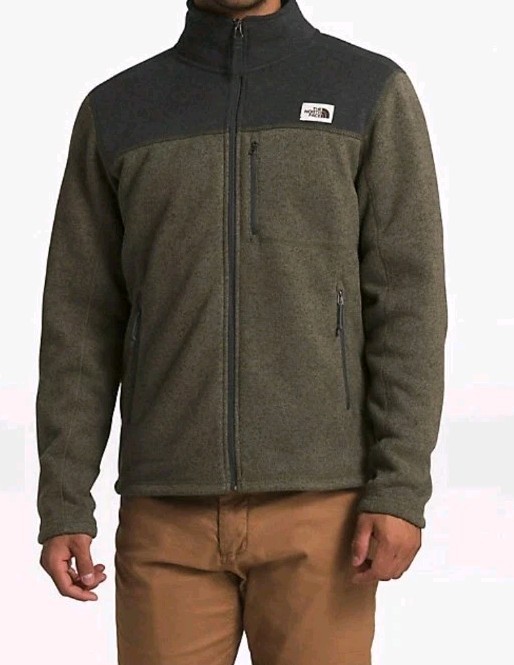 The North Face Leo Gordon Lyon Full Zip Fleece Jacket Size M.  Agave green/Aspha