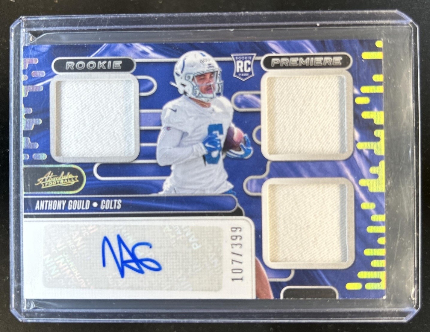 Anthony Gould Panini Absolute Rookie Premiere Materials #RPMAGD Autograph