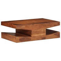 Couchtisch 90X60X30 Cm Massivholz Akazie Beistelltisch Wohnzimmertisch Vidaxl