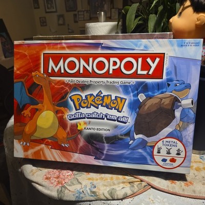 Monopoly Pokemon Johto Edition Board Game Hasbro READ DESCRIPTION