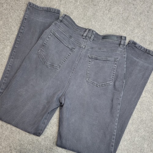 Gloria Vanderbilt Jeans Damen 12L grau hoher Bund Stretch Classic Fit