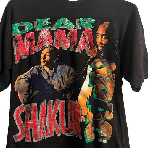 Vintage 1995 Tupac Dear Mama/ Me Against the World T-shirt, XL - Picture 3 of 6