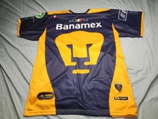 Pumas Unam Jersey Football Soccer Mexico Boletazo telcel Grupo Estrella Blanca
