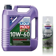 5 Liter LIQUI MOLY Synthoil Race Tech GT1 10W-60 & Öl-Fleck-Entferner