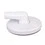 Zodiac 25573-520-000 Skimmer Vacuum Plate 1.5" x 1.25" White Pool Part - Изображение 3 из 4