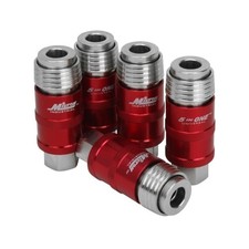 Milton 1750 5 In ONE Universal Quick-Connect Coupler 1/4" FNPT Pack of 5