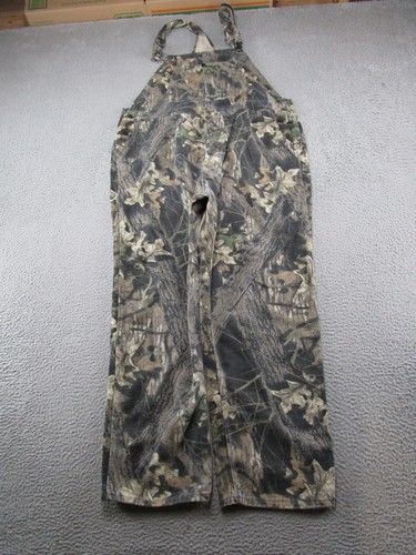 Vintage 80er 90er Mossy Oak Original Treestand Camo Latzhose Herren Größe 2XL Jagd - Bild 1 von 17