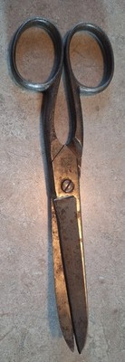 Vintage Clauss No. 4208 Scissors Sewing Upholstery Curved Shears 