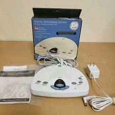 GE Digital Messaging System English Spanish Answering Machine Excellent