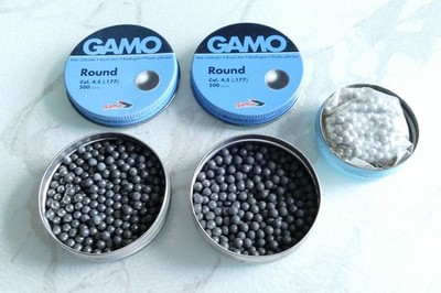 KONVOLUT RWS-Luftgewehrkugeln Punkt-Kugel 4,5mm u.a. GAMO