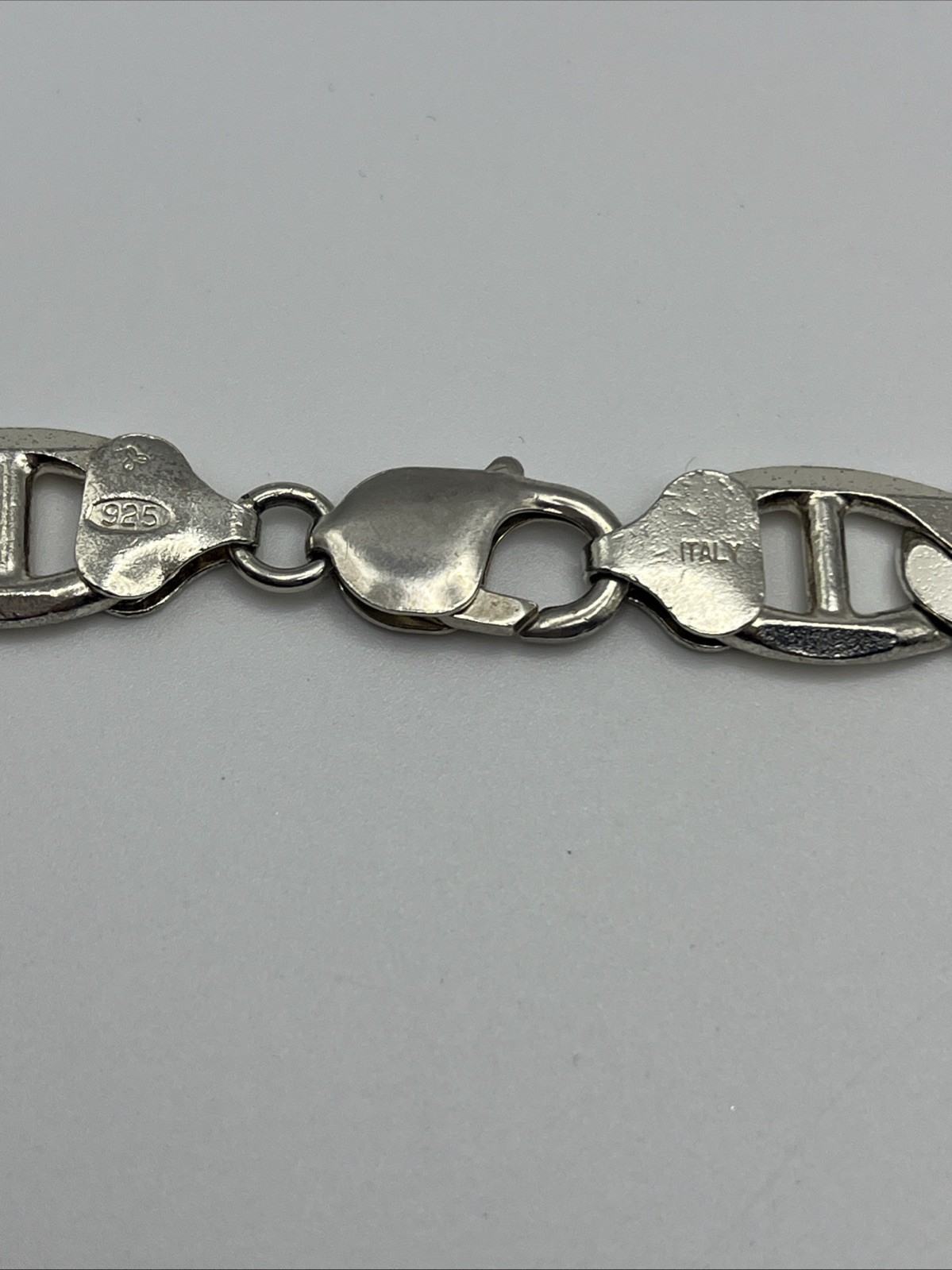 Solid Sterling Silver Gucci Link Chain Heavy-83.5… - image 6