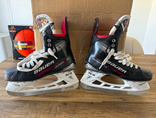 Bauer Vapor X4 Senior Ice Hockey Skates UK 8.5 Fit 1 Black/White/Red