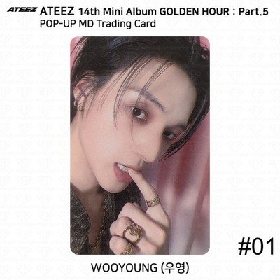 ATEEZ 14th Mini Album Golden Hour Part.5 POP-UP STORE Trading Card