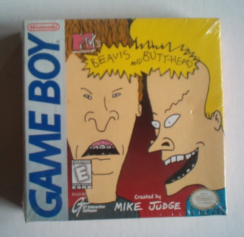 Sealed in Box MTV's Beavis and Butt-head GameBoy 1998 (Some Damage)