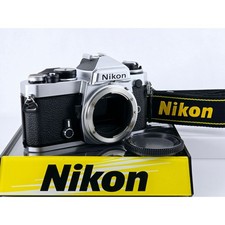 New Seal MINT Nikon FE Silver SLR 35mm Film Camera Body Only From Japan