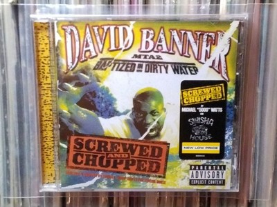 DAVID BANNER CD Baptized In Dirty Water CD USA HYPE STICKER SEALED RAP HIP HOP