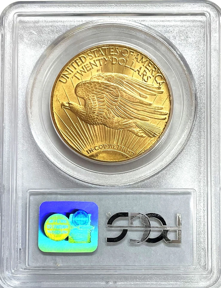 Moneda doble águila Saint Gaudens de oro de 1927 graduación profesional estado como nueva 65 Foto 2 de 2