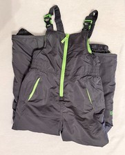 Champion Gray Bibbed Snow Ski Snowboard Snowmobile Winter Sport Pants size S 6-7