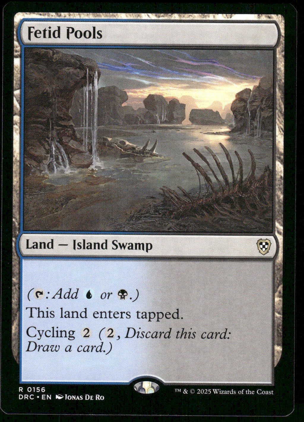 x1 Fetid Pools - Commander: Aetherdrift - NM - MTG
