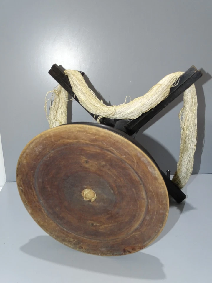 - ANCIEN ROUET DÉVIDOIR DÉROULEUR DE FIL ÉCHEVEAUDOIR COLLECTION DECO VITRINE D - Photo 2/4