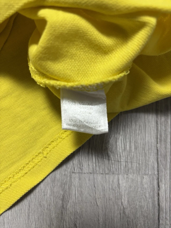 Just Cavalli Beachwear Men's Polo Shirt - Yellow - Size XL (IT 52) - Authentic - Bild 4 von 4