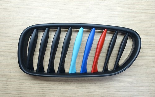 M-color BMW MATTE BLACK E85 E86 Z4 COUPE CABRIOLET FRONT GRILLS GRILL - Picture 6 of 10