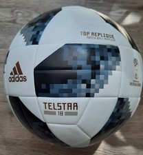 adidas Telstar WM 2018 Fußball - Weiß/Schwa...