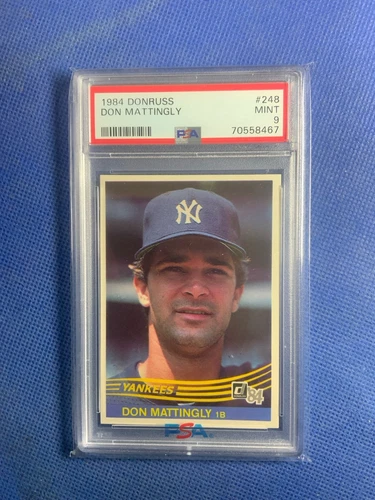 Don Mattingly 1984 Donruss Rookie #248 - PSA 9 - MINT - Yankees Great !