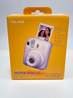 Fujifilm Instax Mini 12 Instant Camera with Built-In Flash Lilac Purple