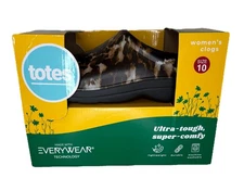 Totes Ultra Tough Super Comfy Women’s Clogs Dark Animal Size 10