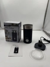 SIMPLETASTE Milk Frother, 4-in-1 Electric Milk Steamer, Automatic Warm and Cold