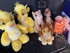 Disney Lion King Plush Toy Lot Simba Nala Timon Pumbaa Mufasa