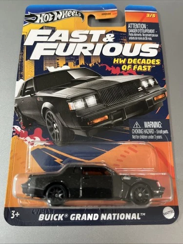 HTF Hot Wheels Fast & Furious HW Decades of Fast Buick Grand Grand National