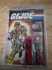 Vintage 1985 GI Joe Footloose MOC CRISPY MINT