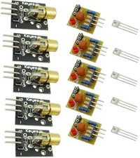 5PCS Laser Sensor Module Non Modulator Tube Receiver Output High Level