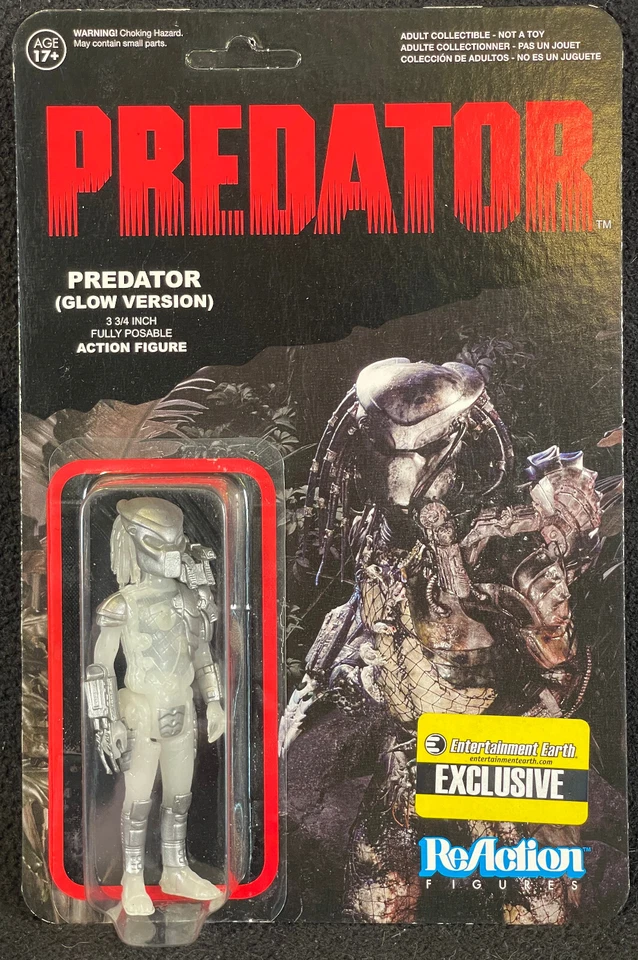 RARO 2013 Super 7/ReAction 3.75" PREDATOR Figura de Acción CONJUNTO DE 5 VARIANTES SIN USAR, EN CAJA Foto 2 de 4