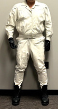 ACE White Leather Suit XL