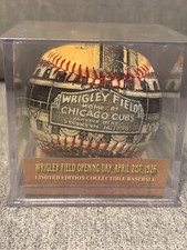 New in package Unforgettaball Wrigley Field Opening Day 1926 Souvenir Baseball
