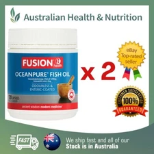 2 x FUSION HEALTH OCEAN PURE 120 CAPSULES + FREE SAME DAY SHIPPING