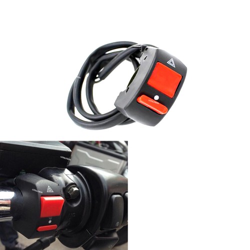 12V Handlebar Motorcycle Accident Hazard Light Switch On/Off Button Universal - Picture 10 of 10