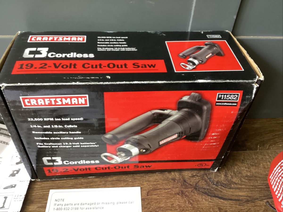 NEW Craftsman Volt Cordless Cut Out Saw 11582 USED Corner Sander  11570