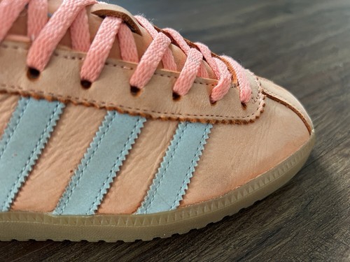 ADIDAS Bermuda Originals Mens Suede Terrace Trainers, Orange/Grey - Size 6.5 - Picture 8 of 12