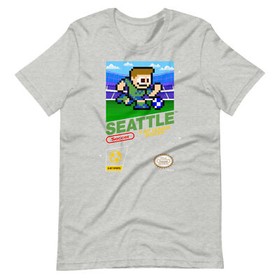 Seattle Sounders FC 8-bit Retro NES League Soccer Football Club Jersey T-Shirt